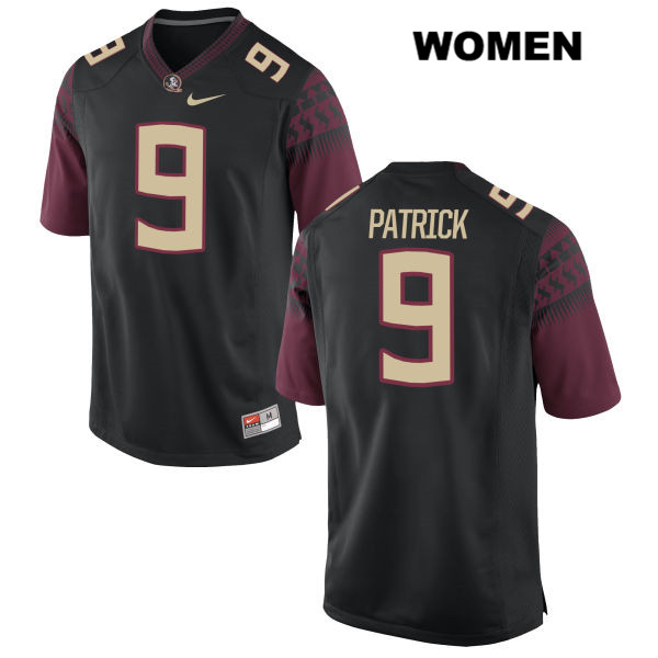 Women's NCAA Nike Florida State Seminoles #9 Jacques Patrick College Black Stitched Authentic Football Jersey GVF3769FZ